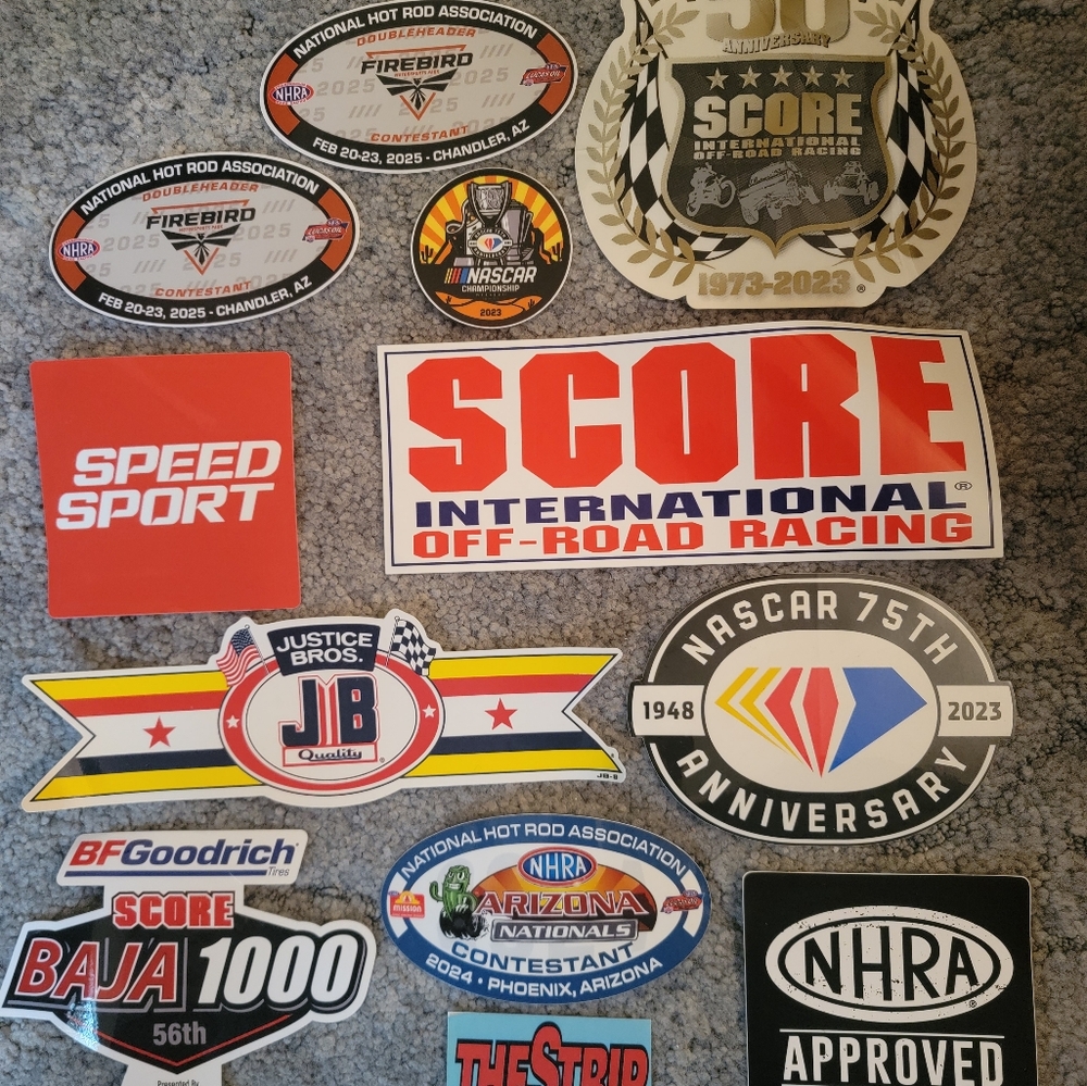 Racing Sticker Collection